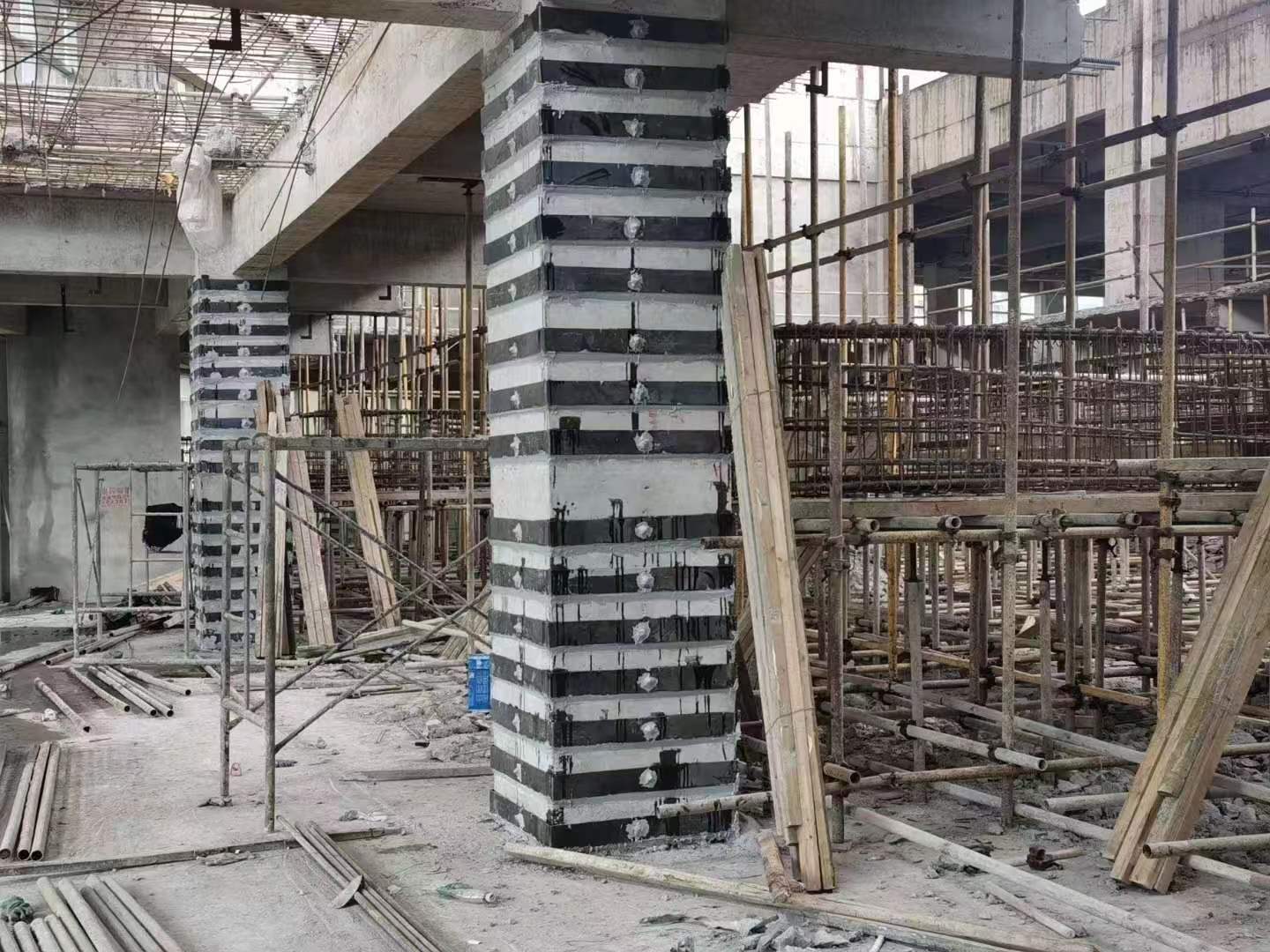 淮北柱子包钢加固施工方案